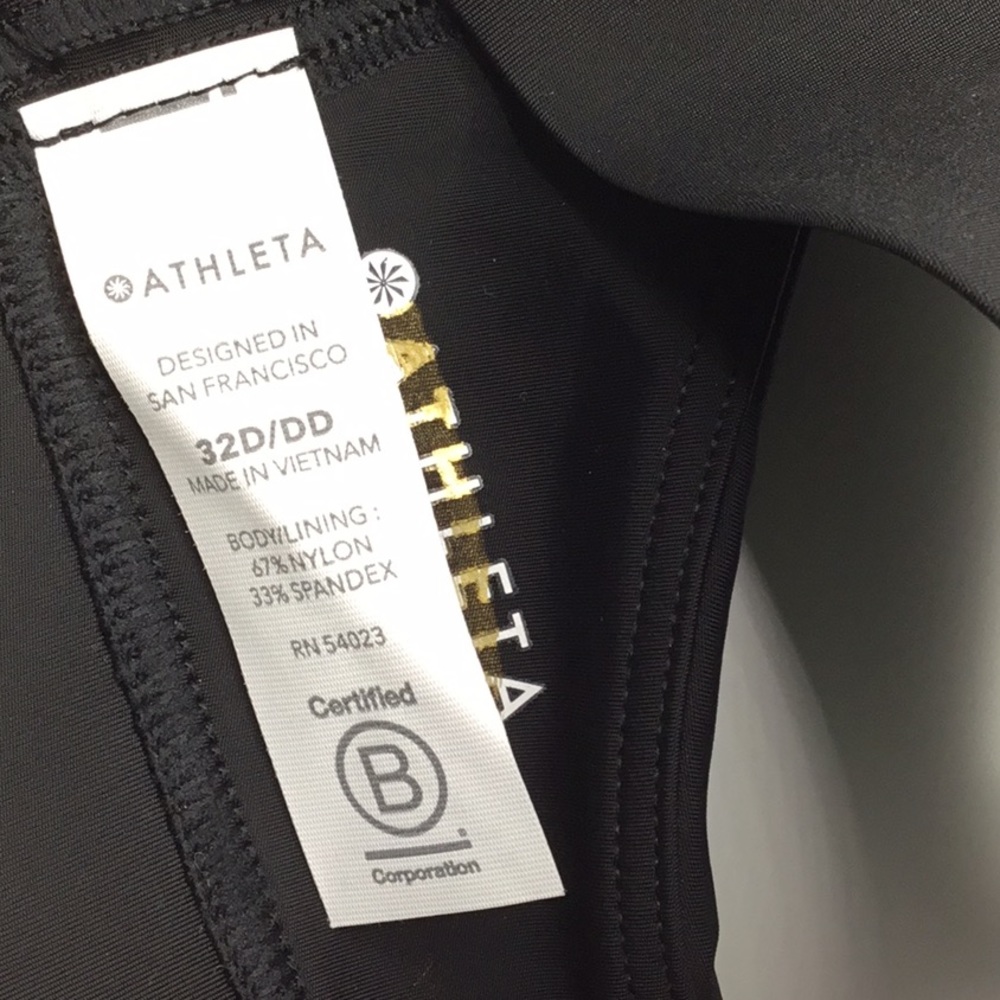 Athleta Yin Bra D/DD Black NWT - Picture 10 of 11